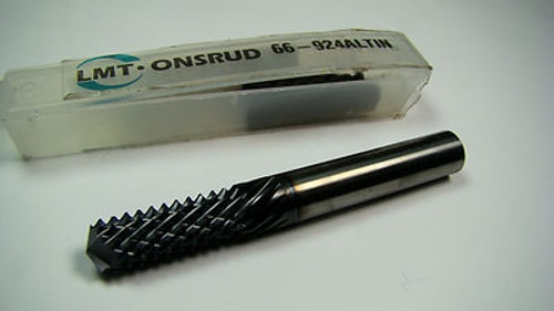LMT Carbide Diamond Pattern Router Bit 3/8" x 1" x 3" AlTiN