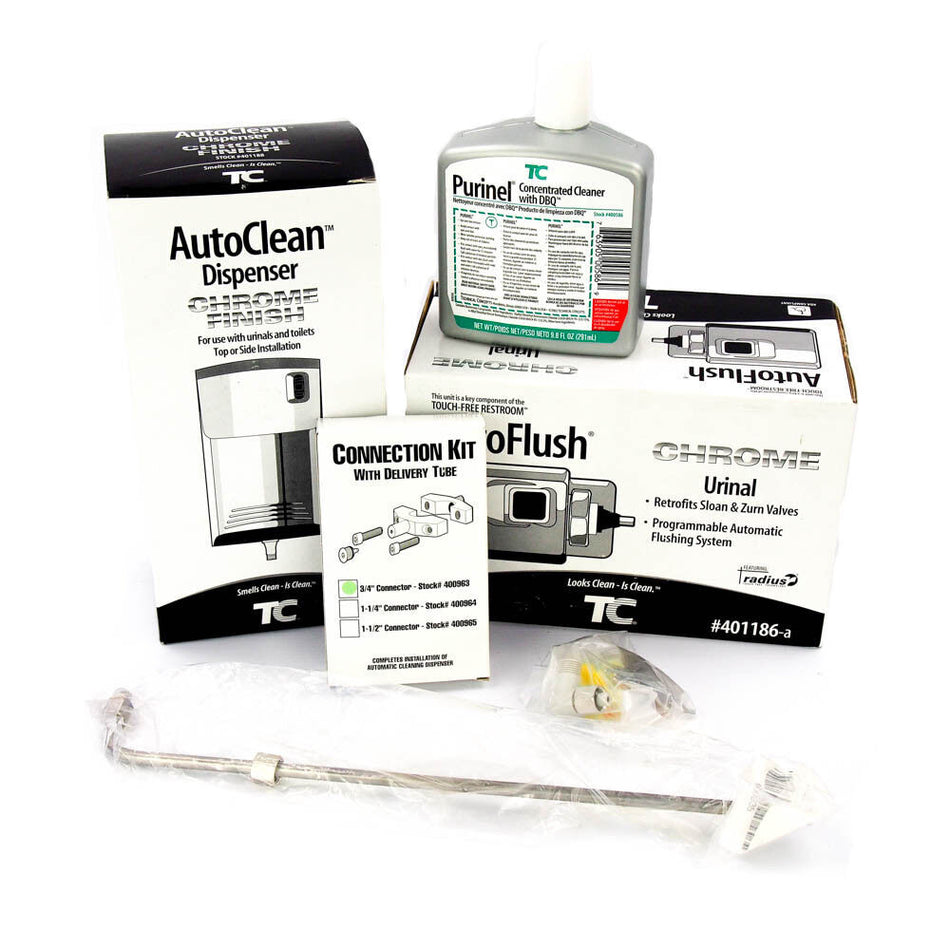 Technical Concepts 500315 Automatic Cleaning and Flushing System for Urinals