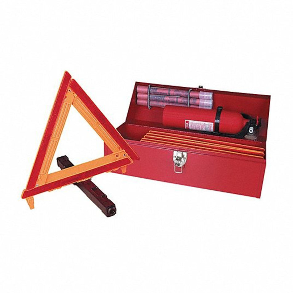 Cortina 95-04-004 Roadside Emergency Kit With Steel Case -