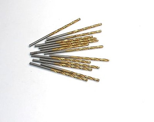 Jobber Length Drills #35 0.110" HSS TiN 135° 1-1/2" LOC x 2-5/8" OAL (14 Pcs)