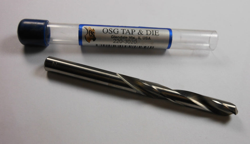 OSG Carbide Jobber Drill "N" 2FL 118° 2-3/8" LOC x 3-3/4" OAL