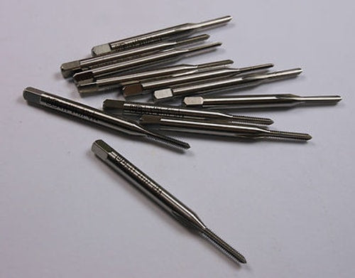 UB Bottoming Hand Taps #1-64 2FL HSS H1 UNC 1010601 (11 Pcs)