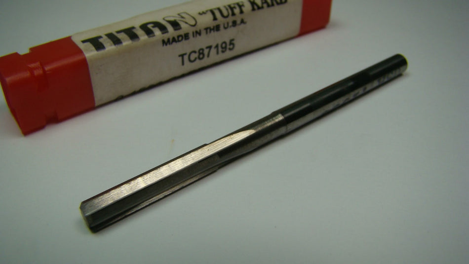 TITAN Carbide Chucking Reamer 0.1550" 4FL 3/4" x 2-1/2" TC87195