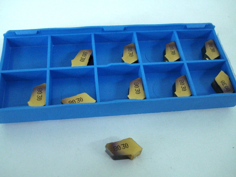 SWARF Carbide Inserts LFMX5F 8030 (10 Pcs)