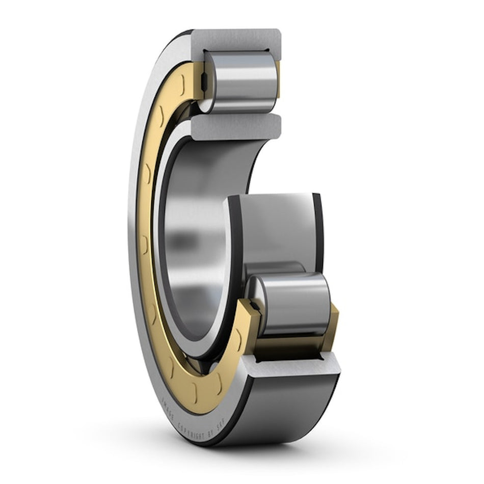 SKF 318 ECM 90 mm x 190 mm x 43 mm Single Row Cylindrical Roller Bearing -