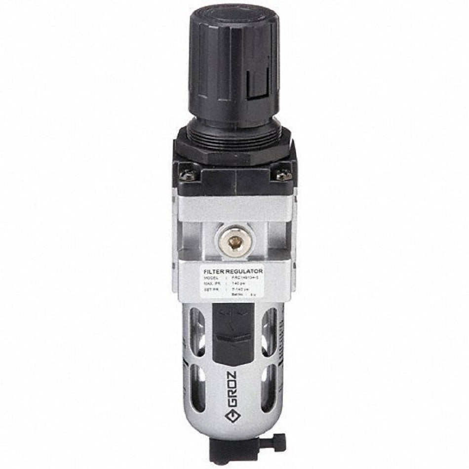 Groz FRC149134-S 1/4" NPT 40 micron Filter Regulator Combination -