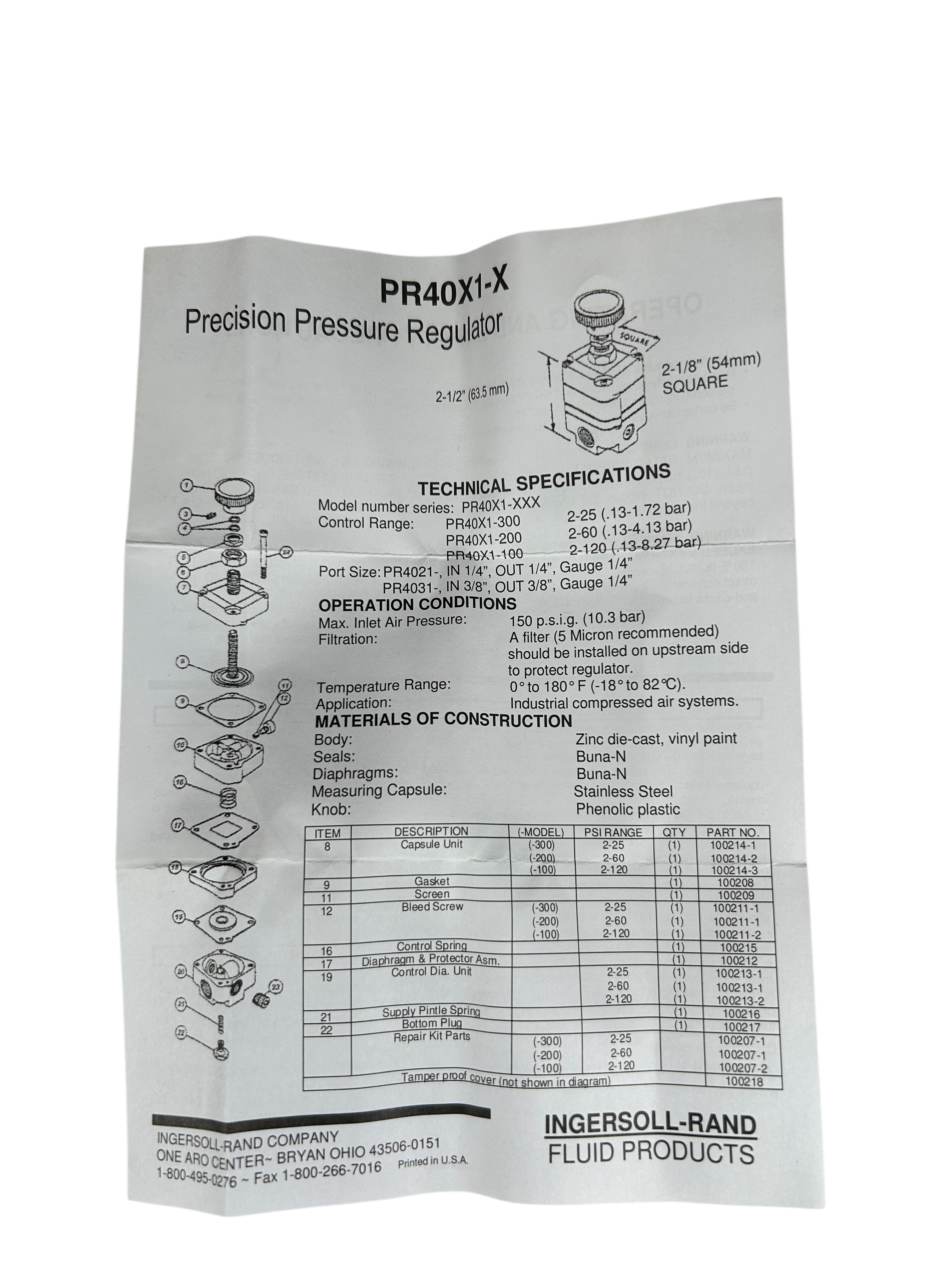 ARO PR4031-300