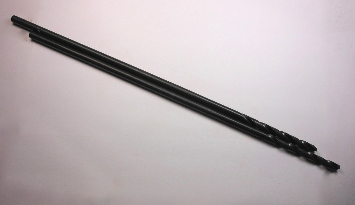 Aircraft Extension Drills 9/32" HSS Oxide 2FL 135° 12" OAL (2 Pcs)0