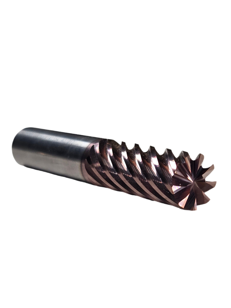 MA Ford 38050013AX 18976 1-1/4" LOC 9 Flute Solid Carbide Corner Radius End Mill