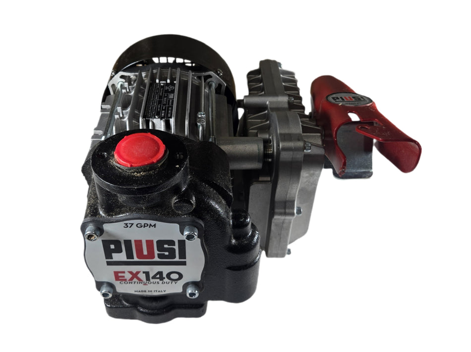 Piusi F0039600A EX140 1HP 37 GPM 120V 60Hz High Flow Rate Gasoline Diesel Pump
