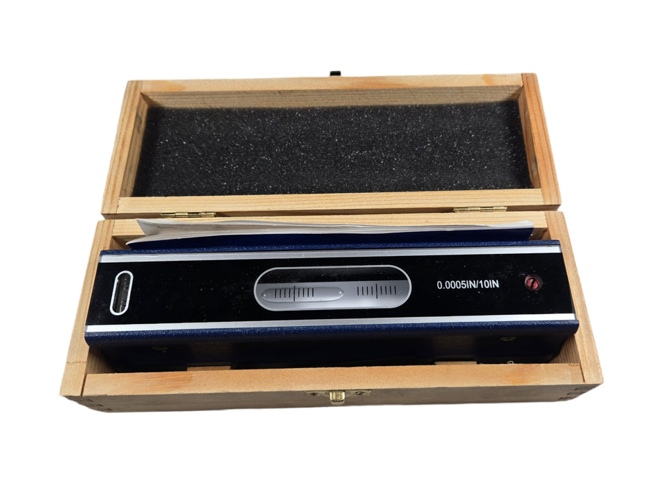 Precision Level 32-158-004 0.0005" Sensitivity Per 10" Cast Iron Machinist Level