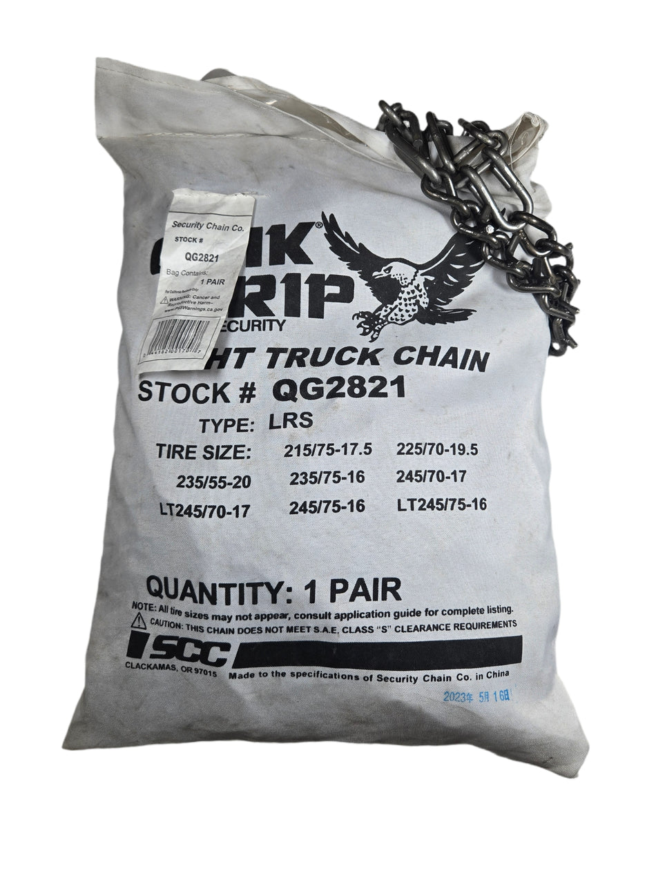 Quik Grip QG2821 15/64" Trade Light Duty Steel V-Bar Ladder Light Truck Chain