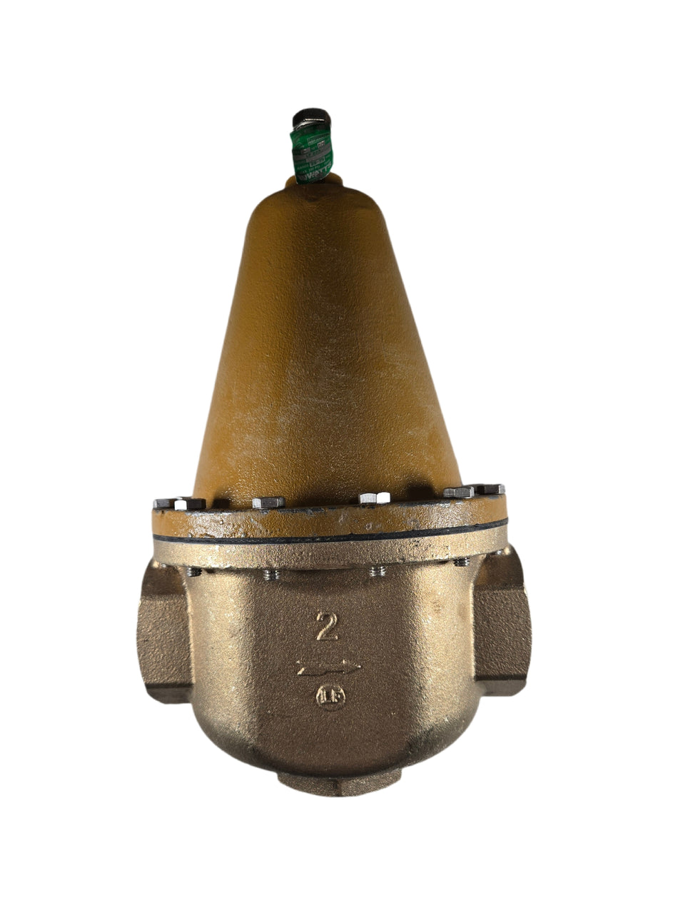 Watts 2 LF223 2" NPT 25-75 PSI Full Port Brass Water Pressure Reducing Valve