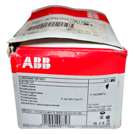 ABB 2CSM299872R1801 DIN Rail Fuse Holder