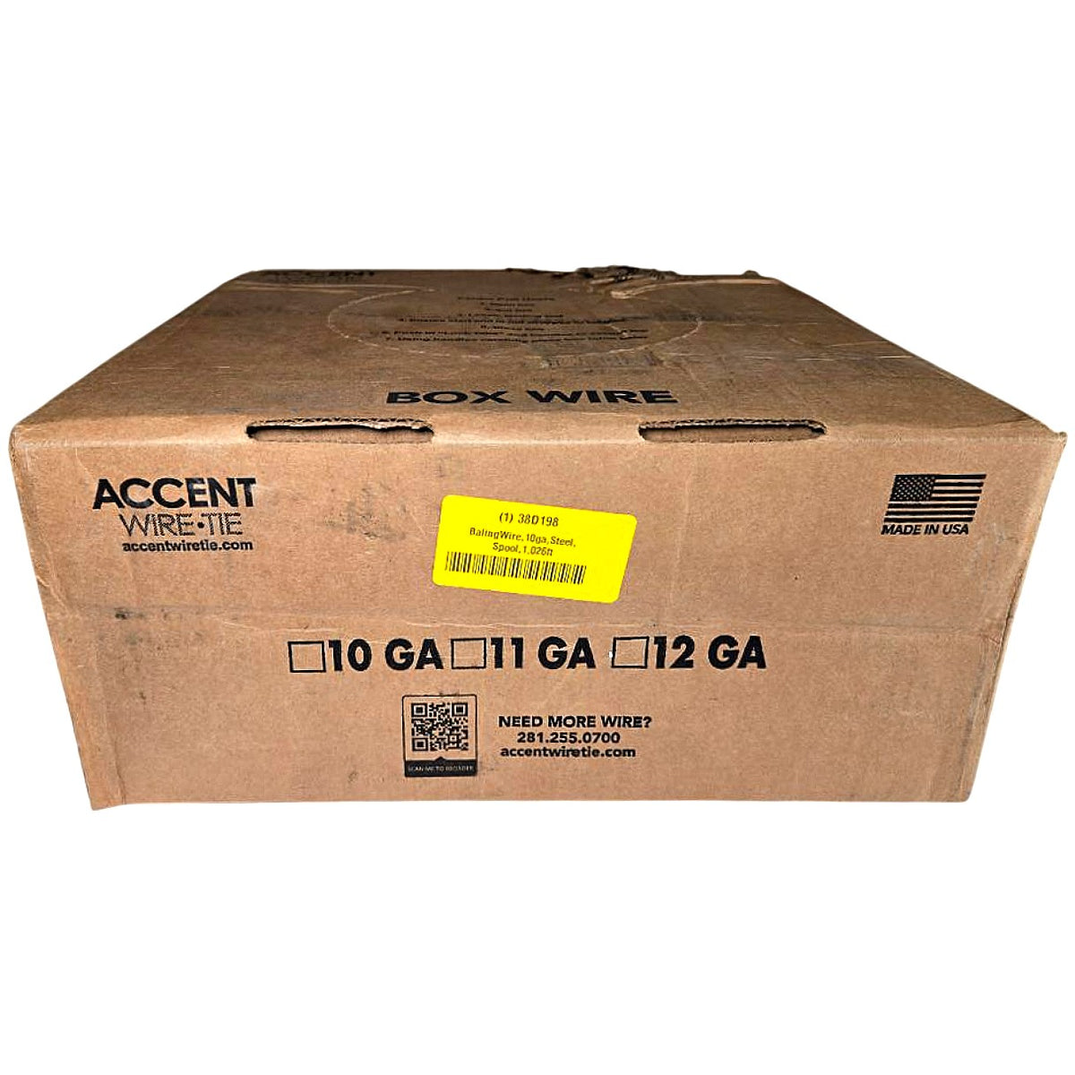 Accent Wire BBWB 10g 50lb steel baling wire spool