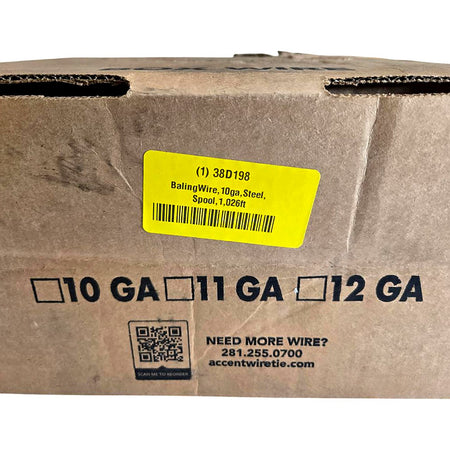 Accent Wire BBWB 10g 50lb steel baling wire spool