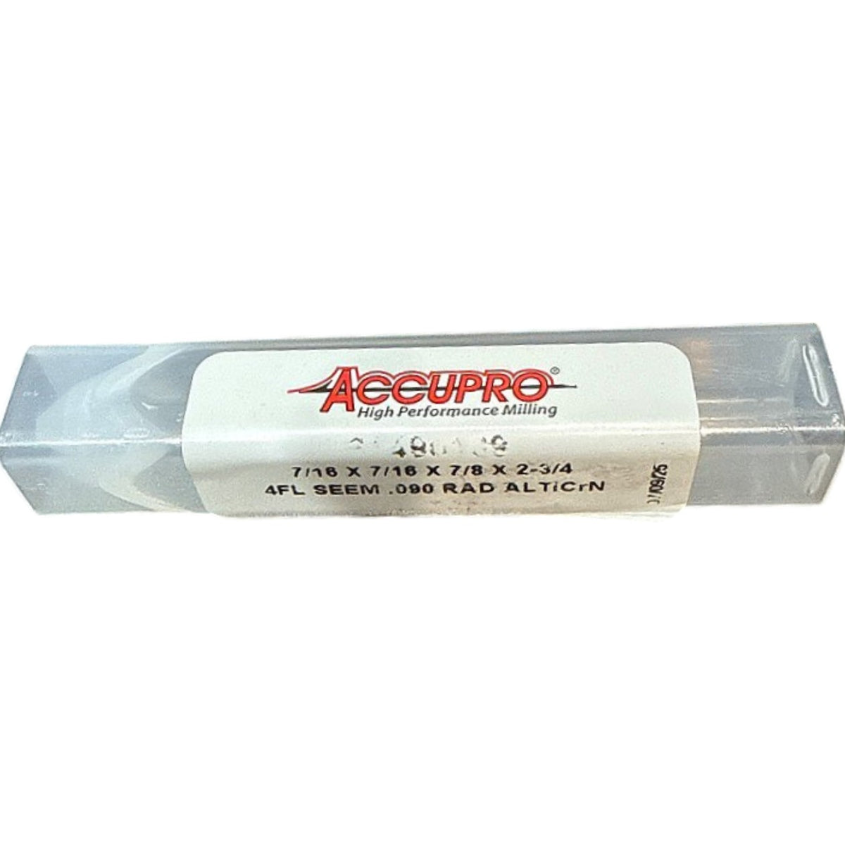 Accupro 31490139 Carbide Corner Radius End Mill