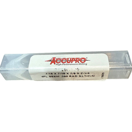 Accupro 31490139 Carbide Corner Radius End Mill