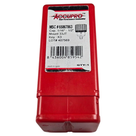 Accupro 65867863 keyed drill chuck