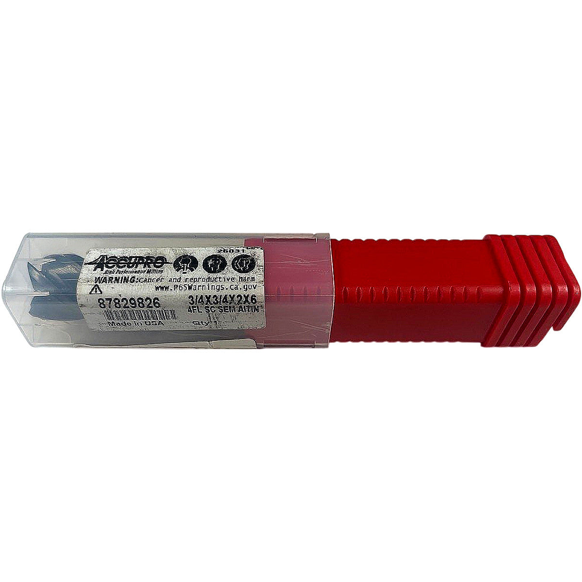 Accupro 87829826 carbide square end mill