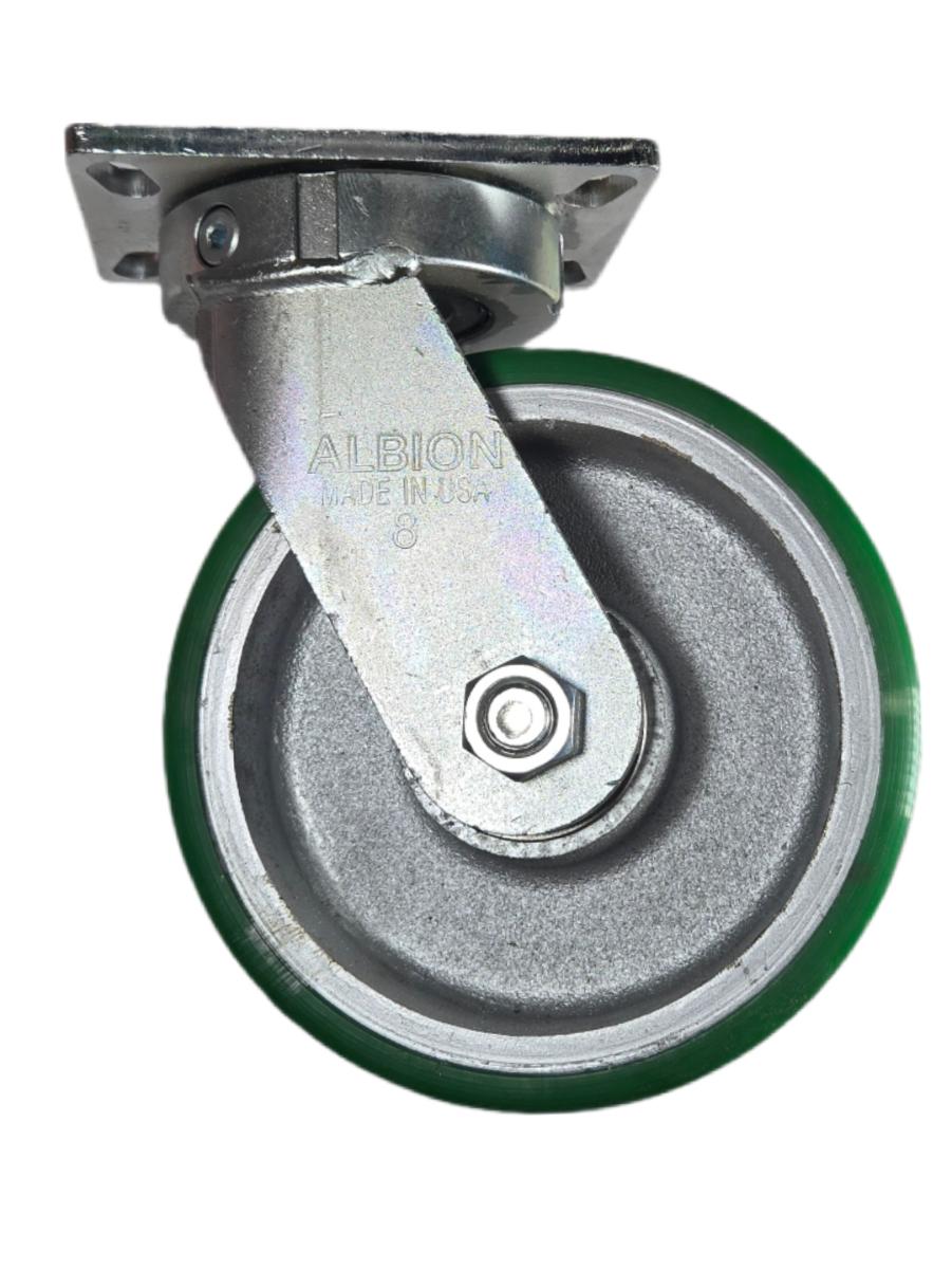 Albion 370PE08501R heavy duty swivel plate caster