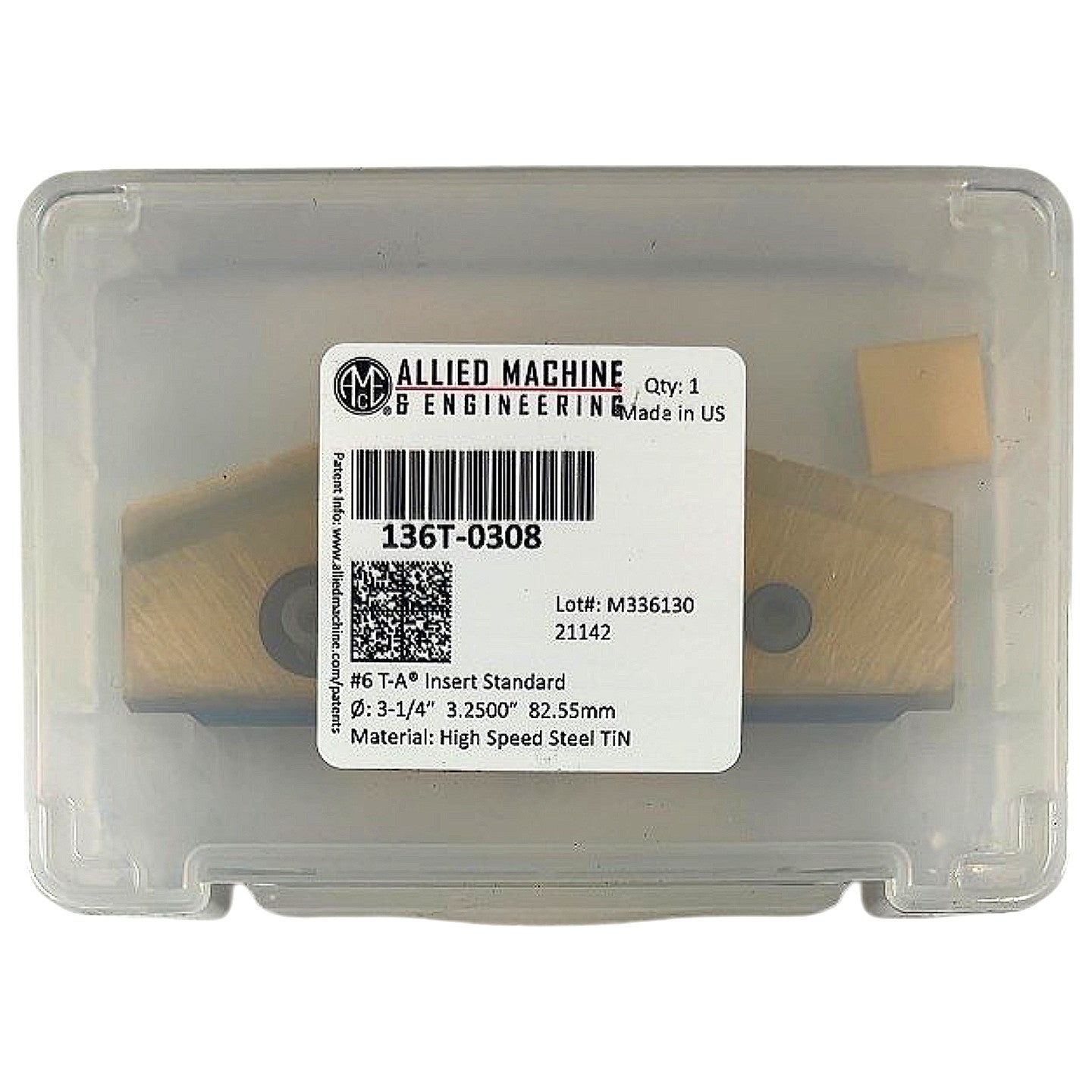 Allied Machine 136T-0308 spade drill insert