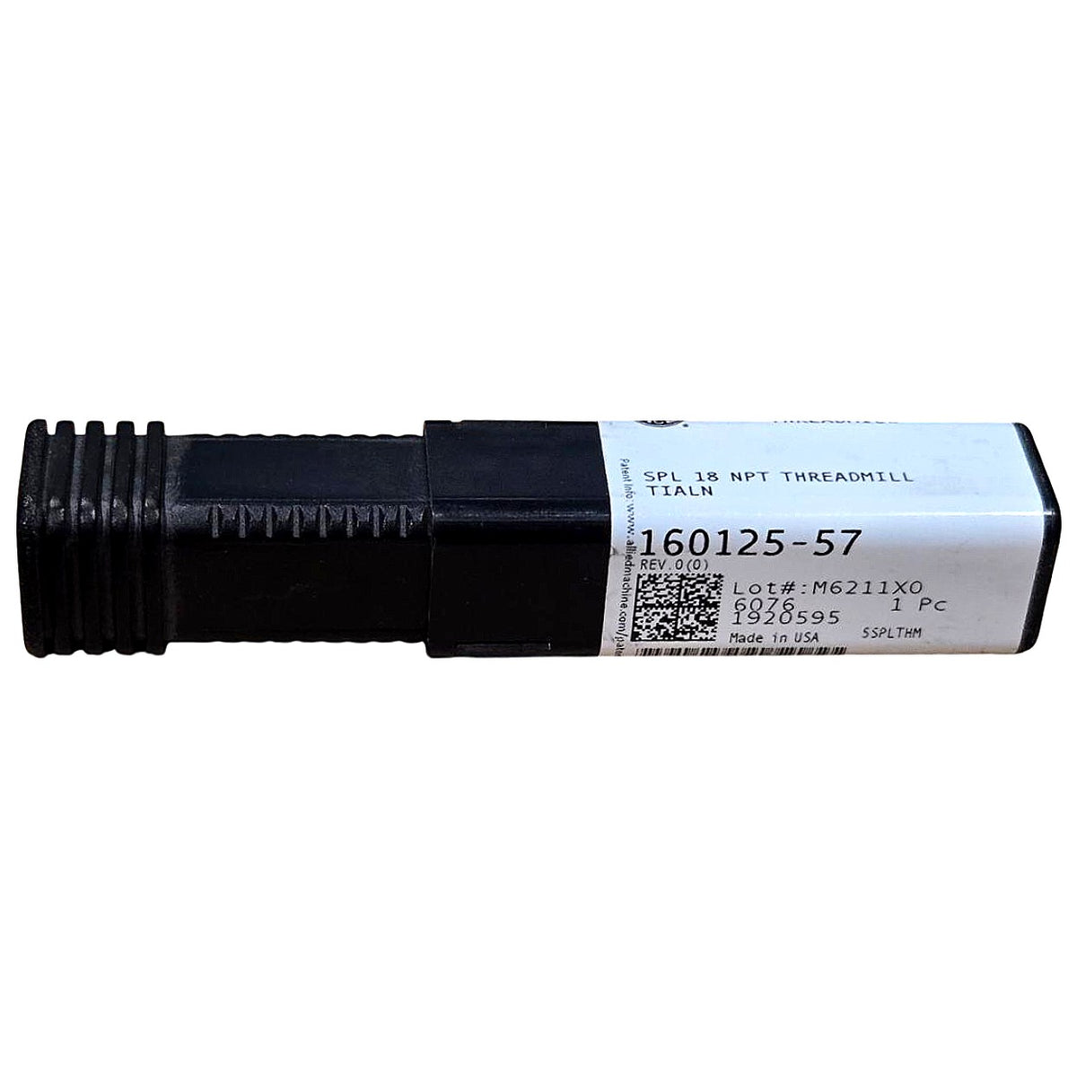 AMEC 160125-57 NPT carbide thread mill