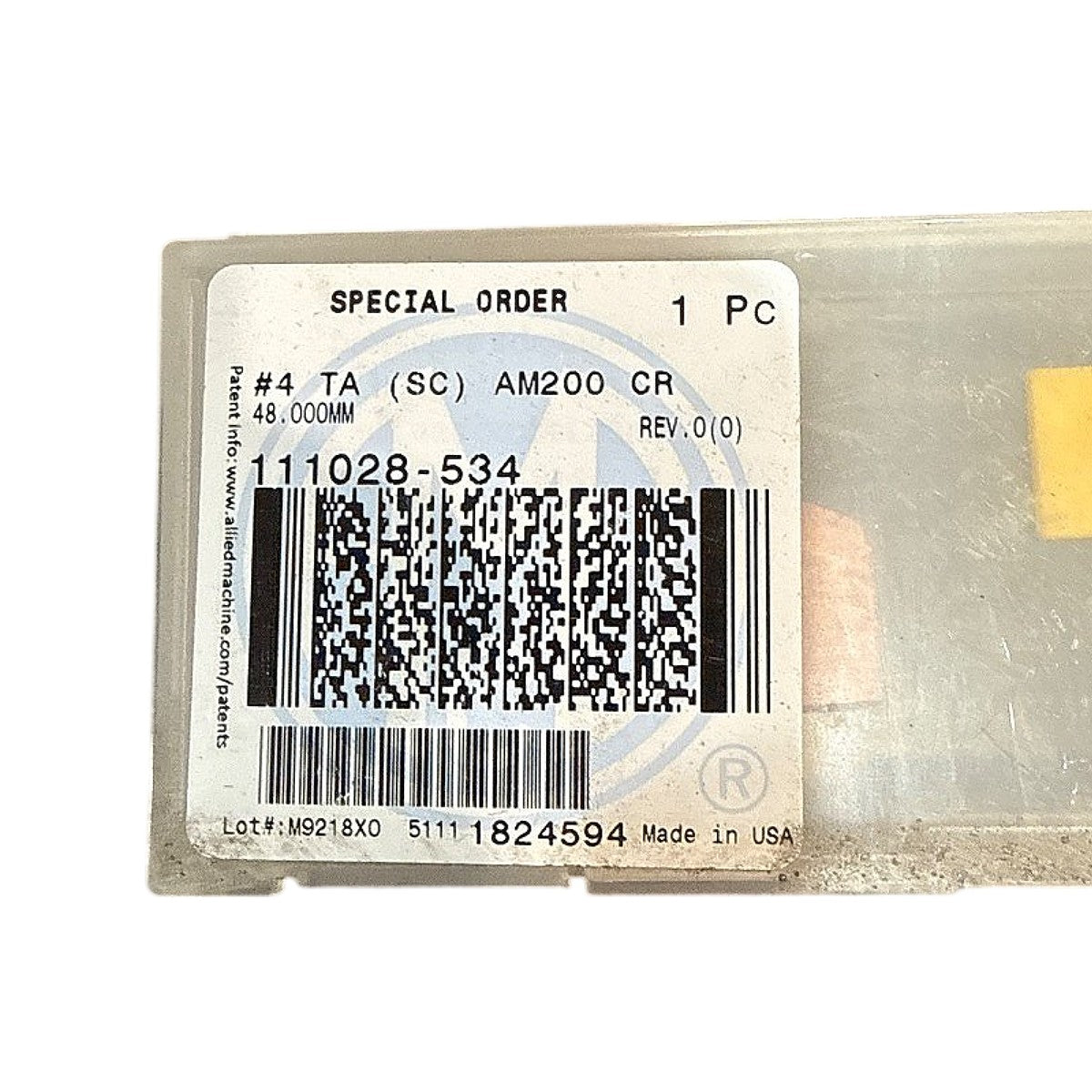 AMEC #4 TA AM200 48mm Spade Drill Insert
