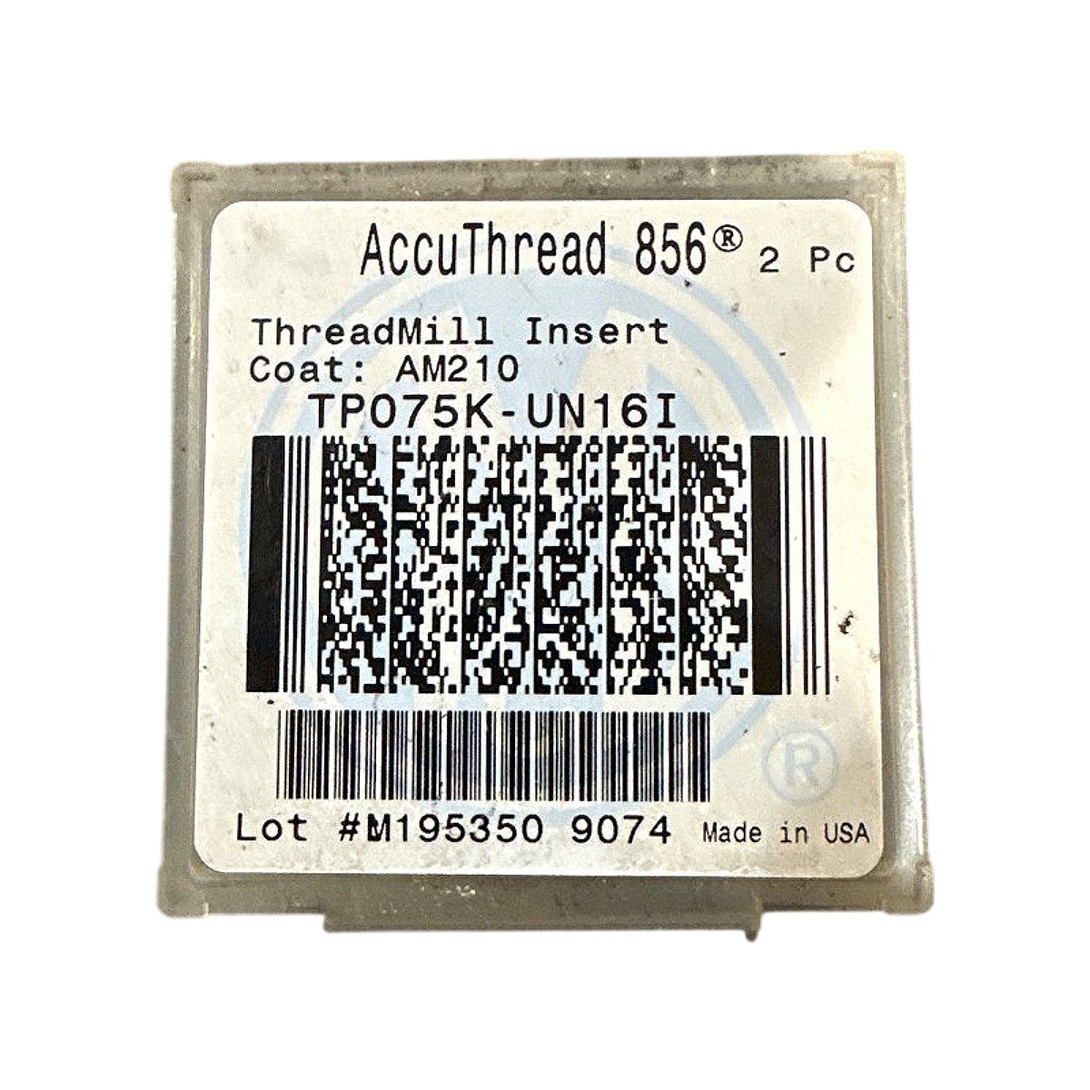 AMEC TP075K-UN16I thread milling insert