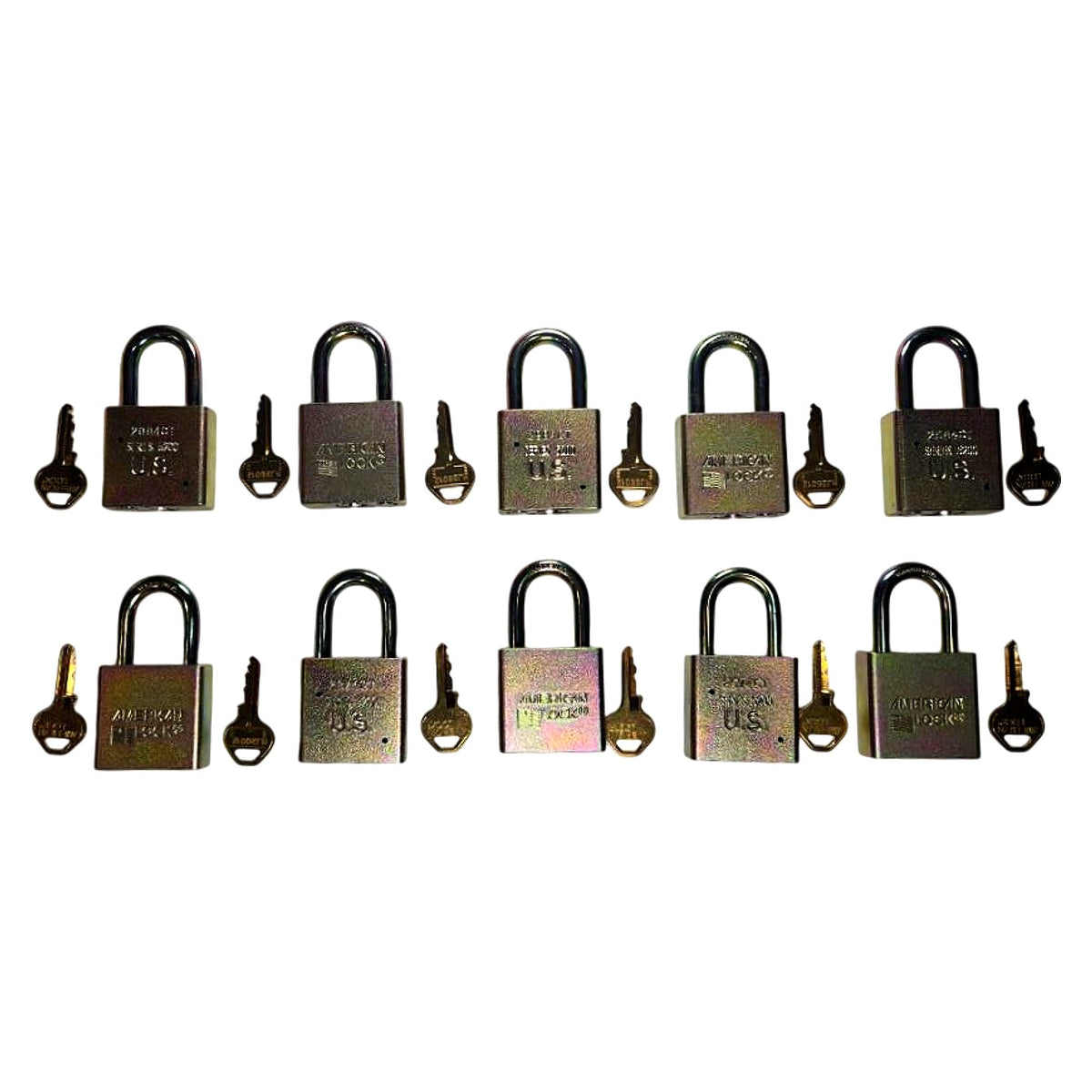 American Lock 5340-01-463-5841 keyed padlock set