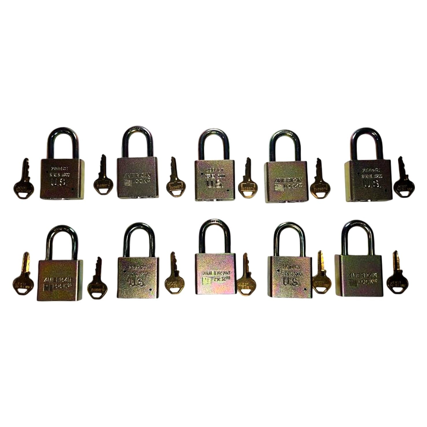 American Lock 5340-01-463-5841 keyed padlock set