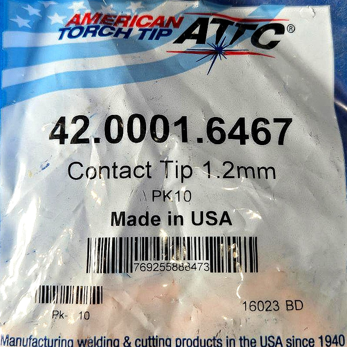 American Torch Tip 42.0001.6467 MIG welding contact tip