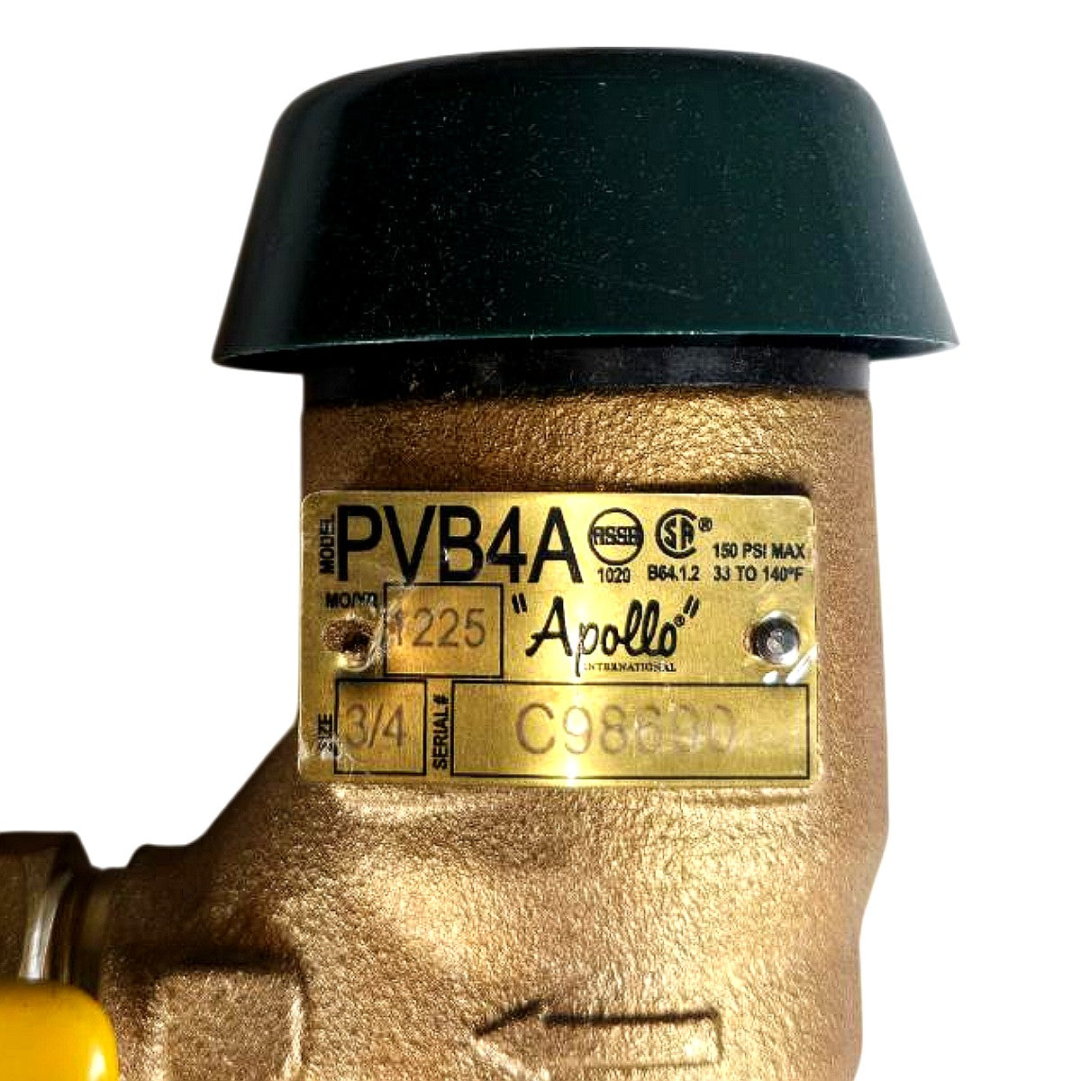 Apollo 4A504A2F Pressure Vacuum Breaker