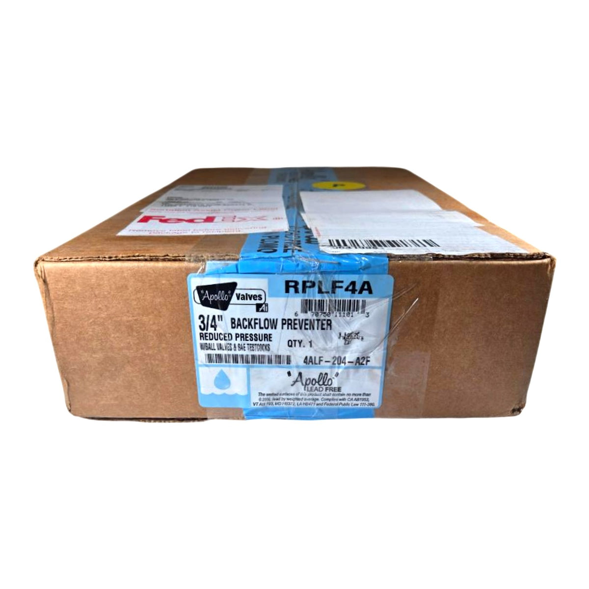 Apollo 4ALF204A2F 3/4in Reduced Pressure Zone Backflow Preventer