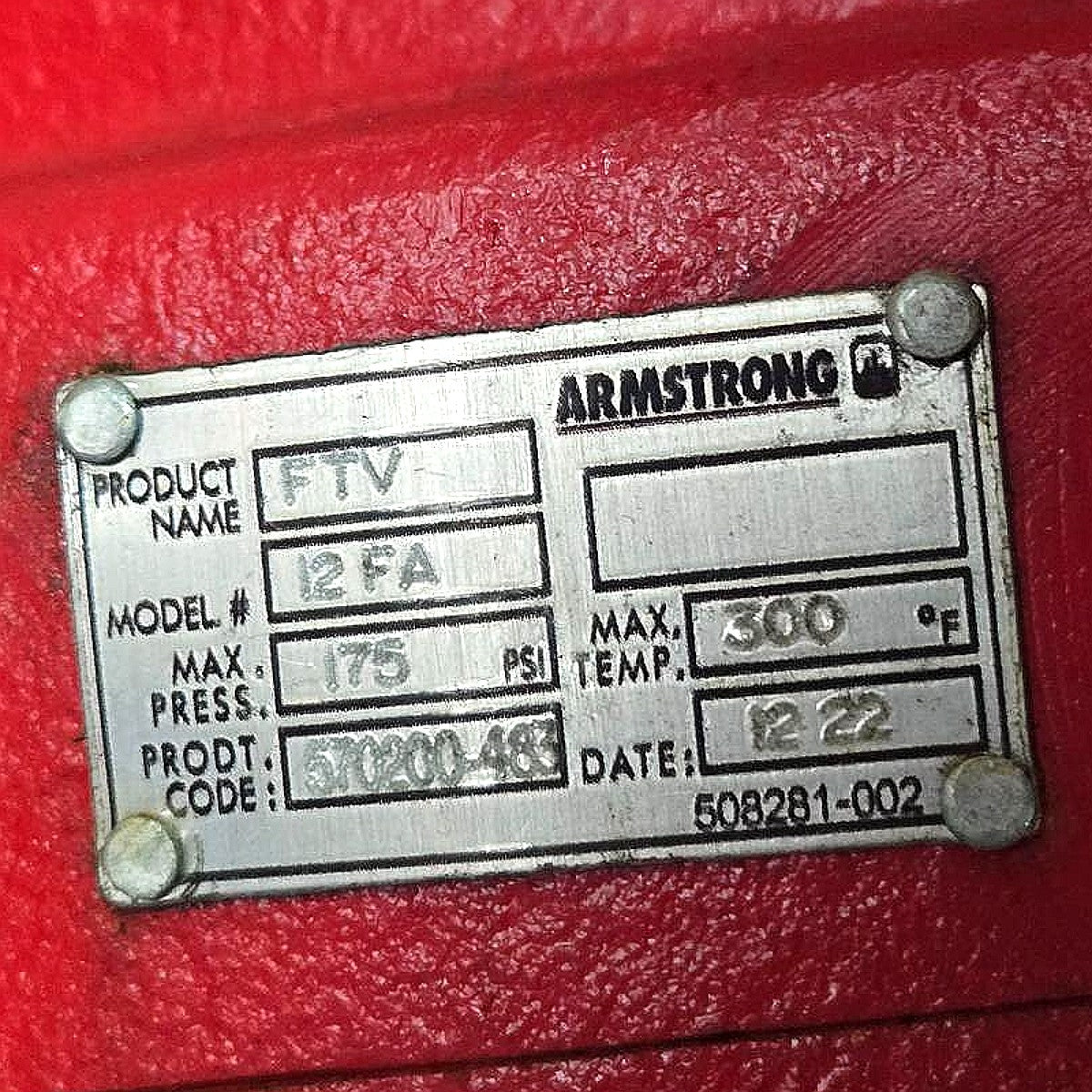 Armstrong 570200-483 Flo-Trex Combination Valve