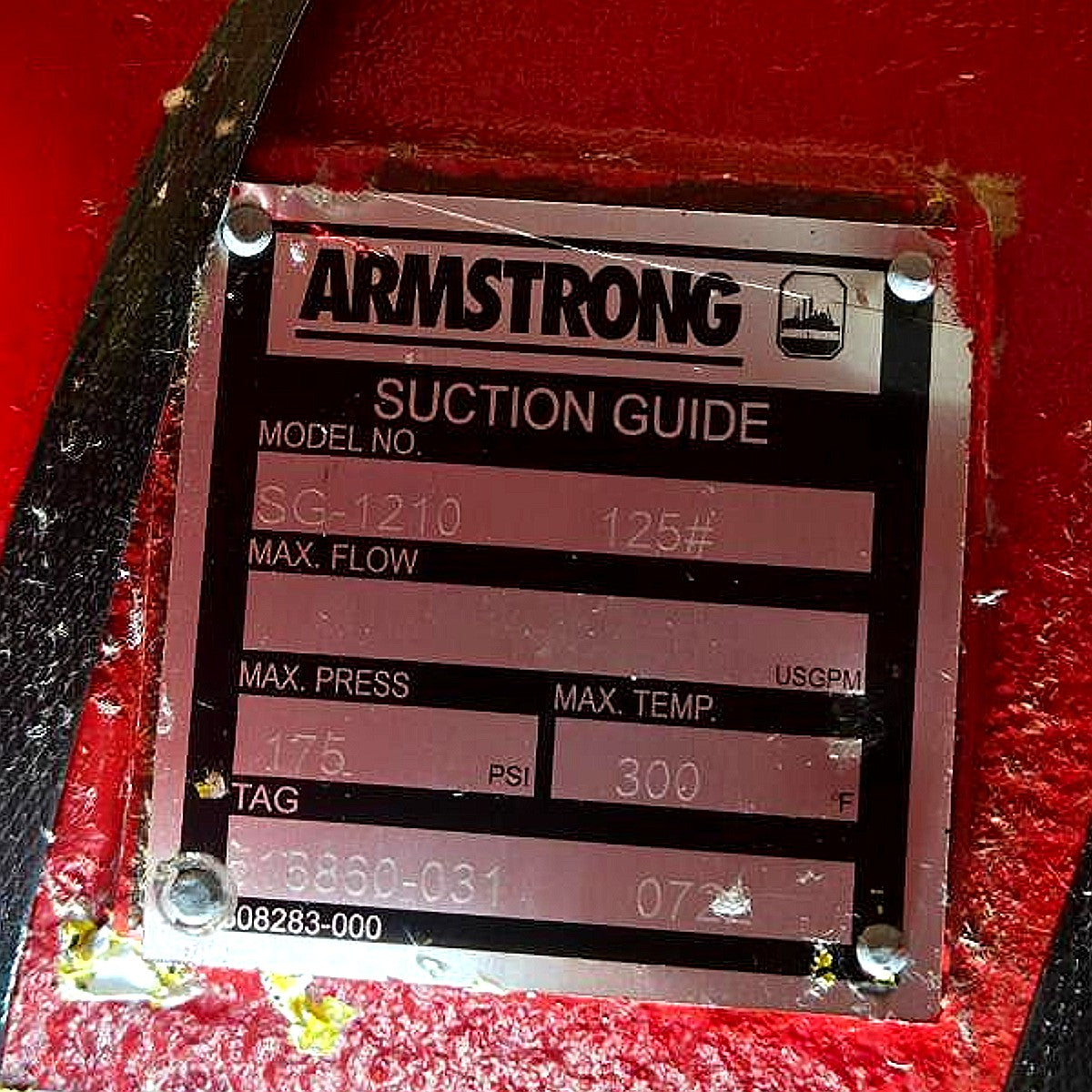 Armstrong SG-1210 125# Pump Suction Guide