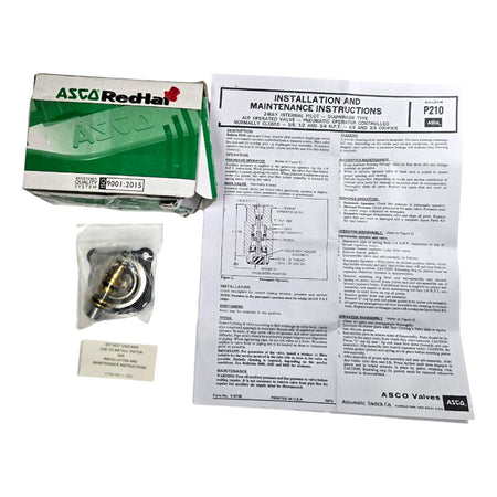 ASCO 182032 pneumatic valve rebuild kit