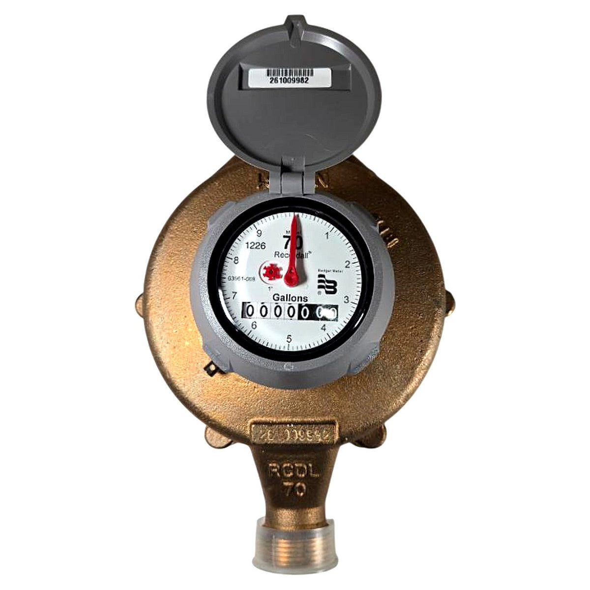 Badger 103-6641 mechanical water flowmeter