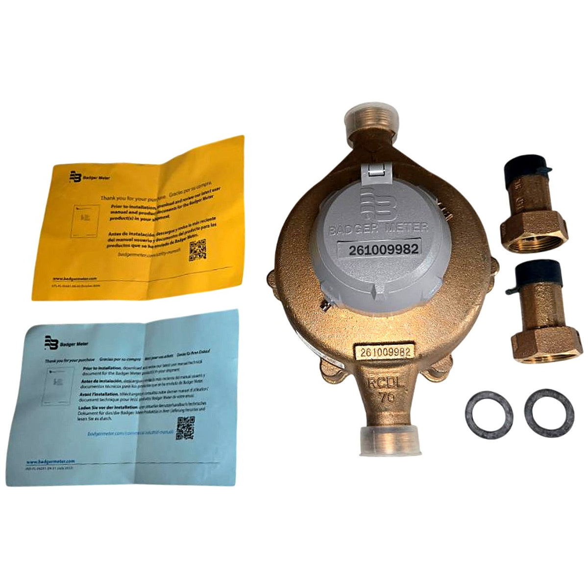 Badger 103-6641 mechanical water flowmeter