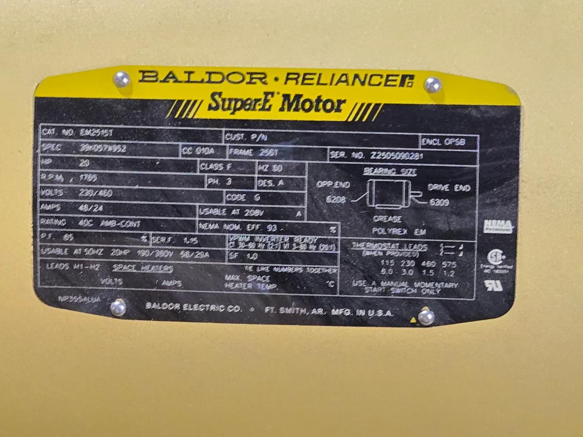 Baldor EM2515T AC induction motor