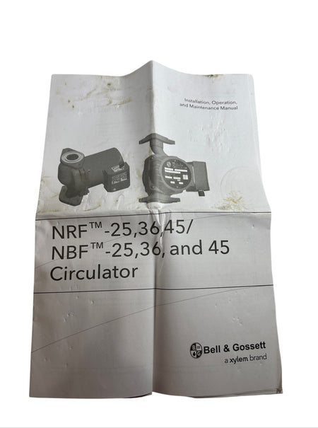 Bell & Gossett 103401LF hot water circulator pump