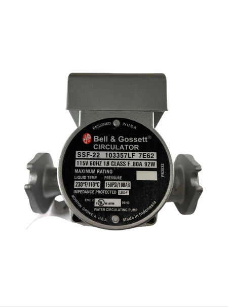 Bell & Gossett ssf-22 10335lF hot water circulator pump