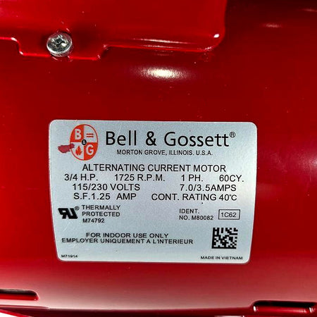 Bell & Gossett W11047 circulator pump motor
