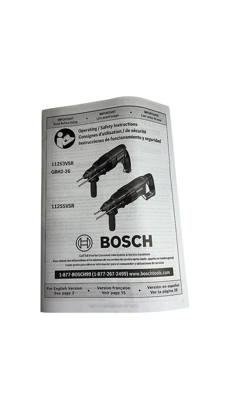 Bosch 11255VSR SDS-plus rotary hammer drill