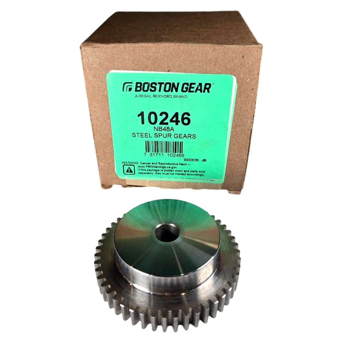 Boston Gear 10246 steel spur gear