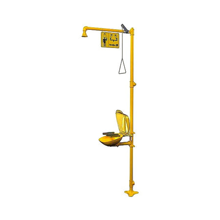 Bradely S19314PDCFWGR combination eyewash drench shower