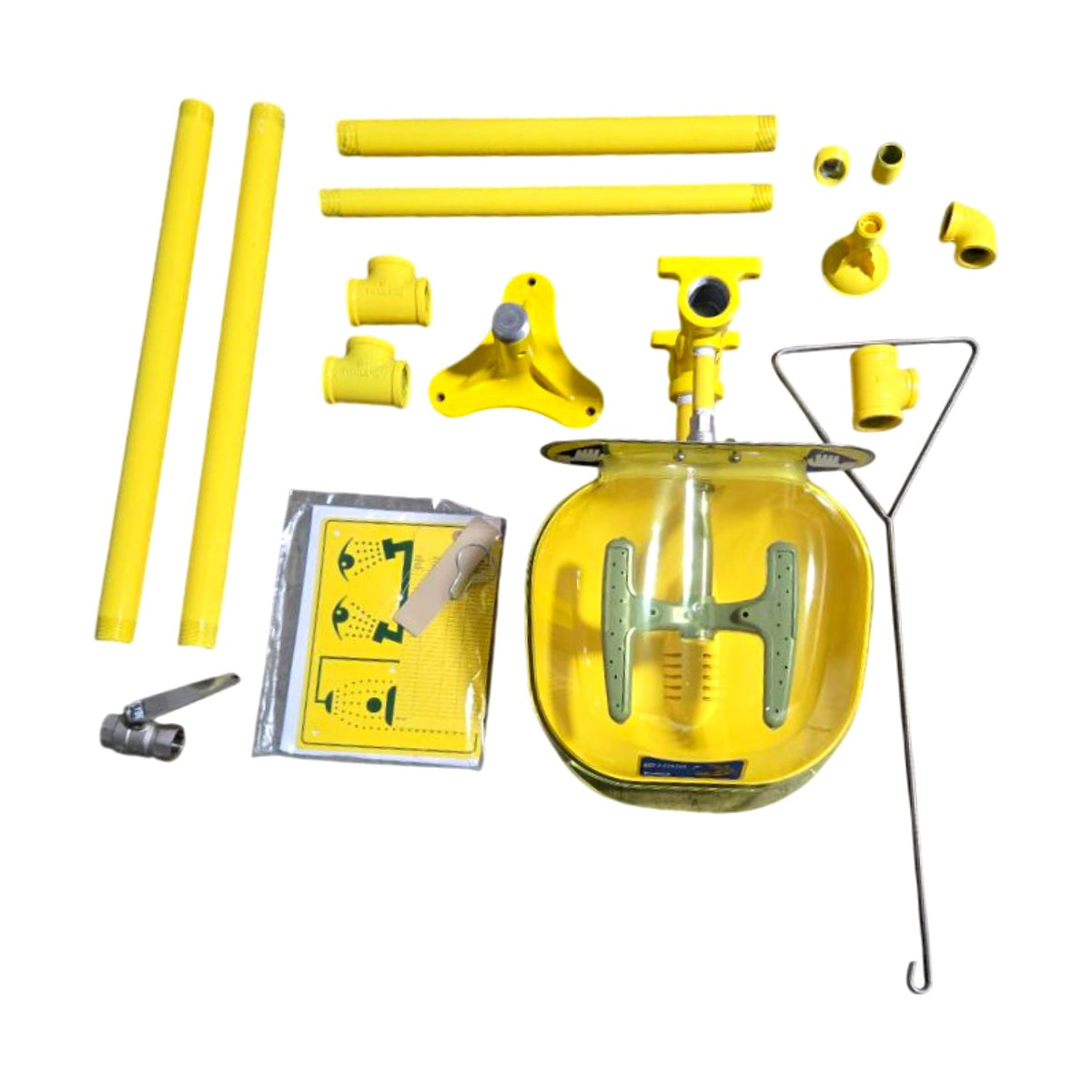 Bradely S19314PDCFWGR combination eyewash drench shower