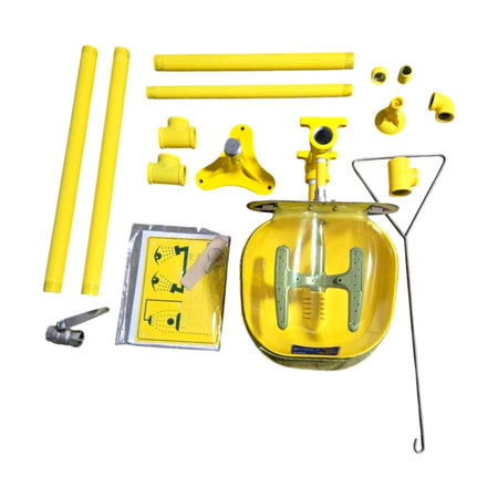 Bradely S19314PDCFWGR combination eyewash drench shower