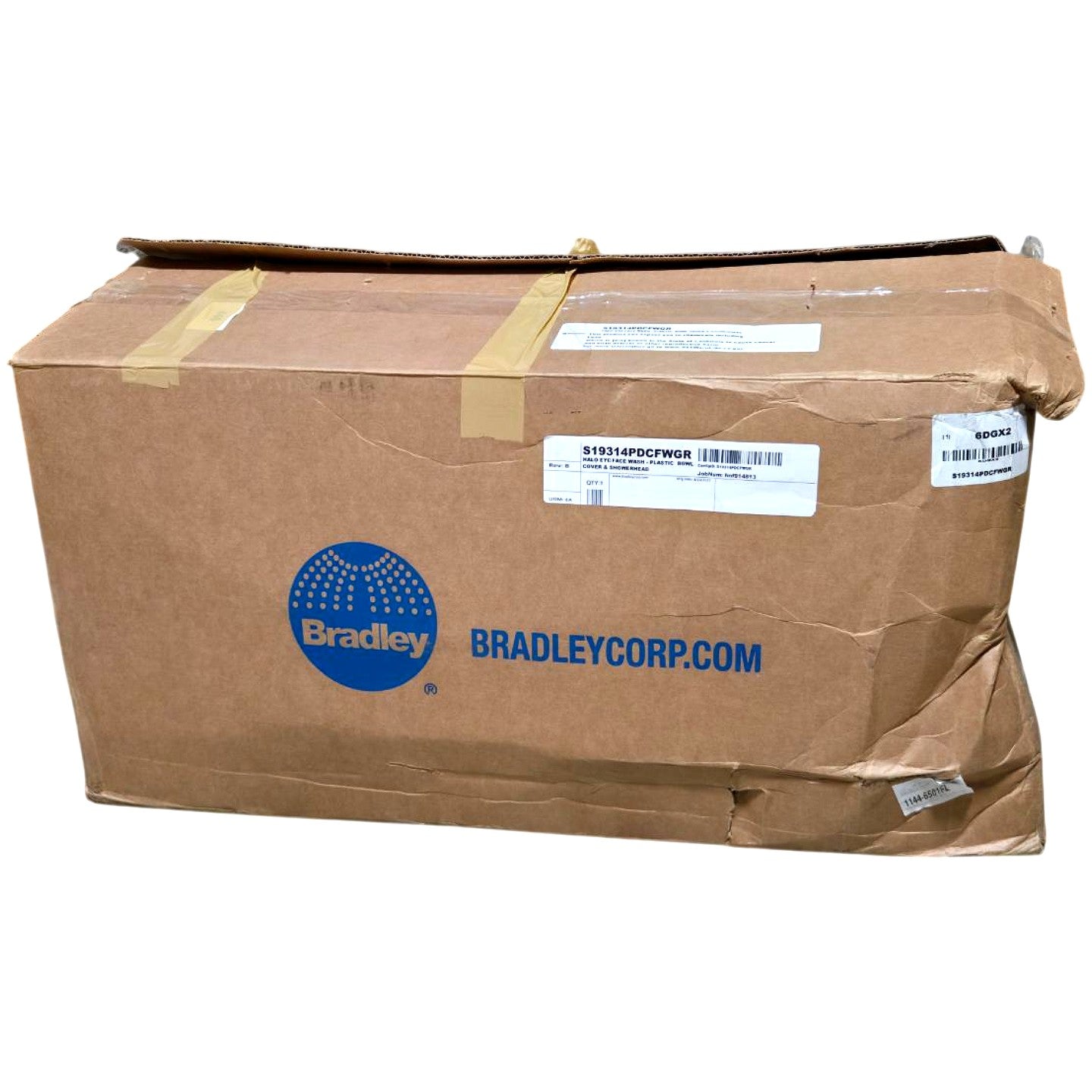 Bradely S19314PDCFWGR combination eyewash drench shower