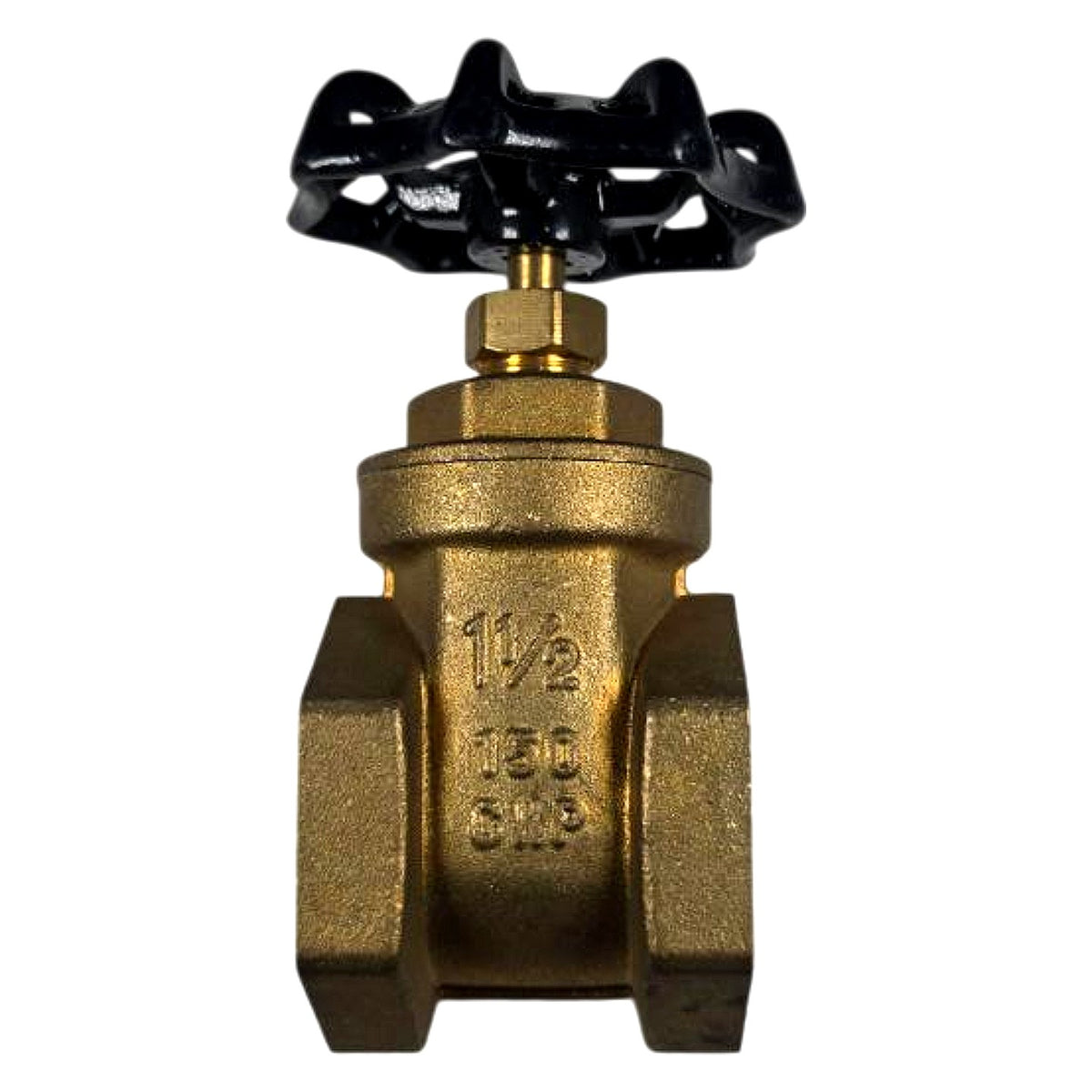 Brass 1-1/2" 150 CWP brass gate valve